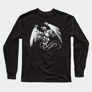 Gray Dragon Long Sleeve T-Shirt